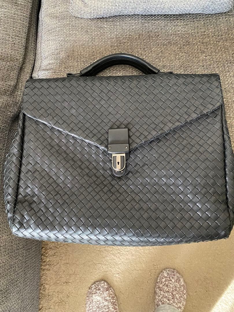 ボッテガヴェネタ☆極美品イントレチャートビジネスバッグ☆国内正規品