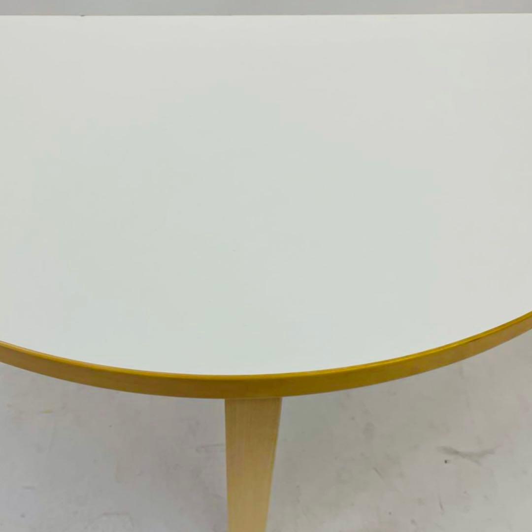 Artek テーブル 95 半円 Alvar Aalto ホワイトラミネート