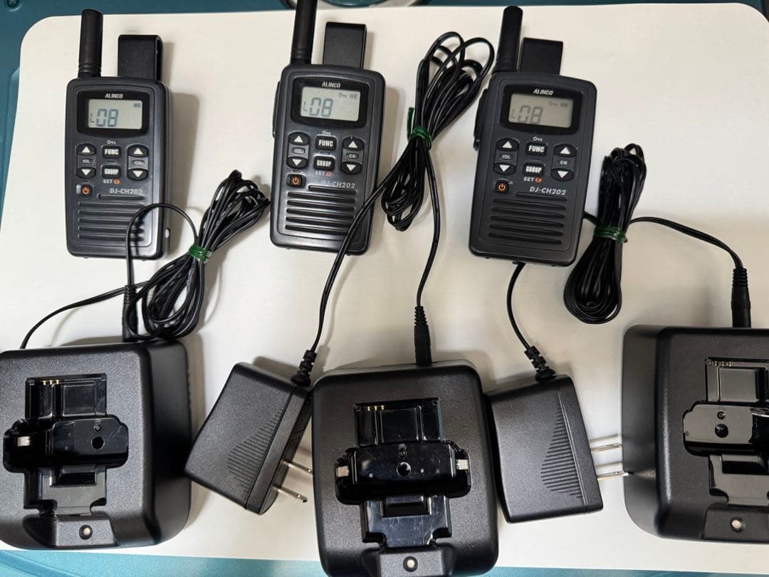 アルインコ　DJ -CH202S 中古3台セット　インカム