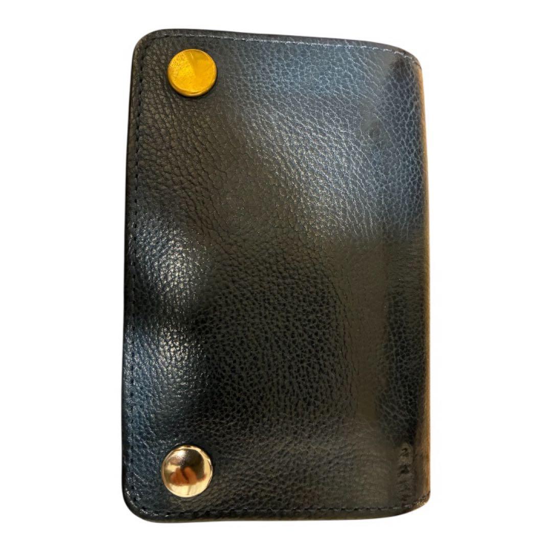 TRAVISHOODミドルトラッカーウォレットネイビー