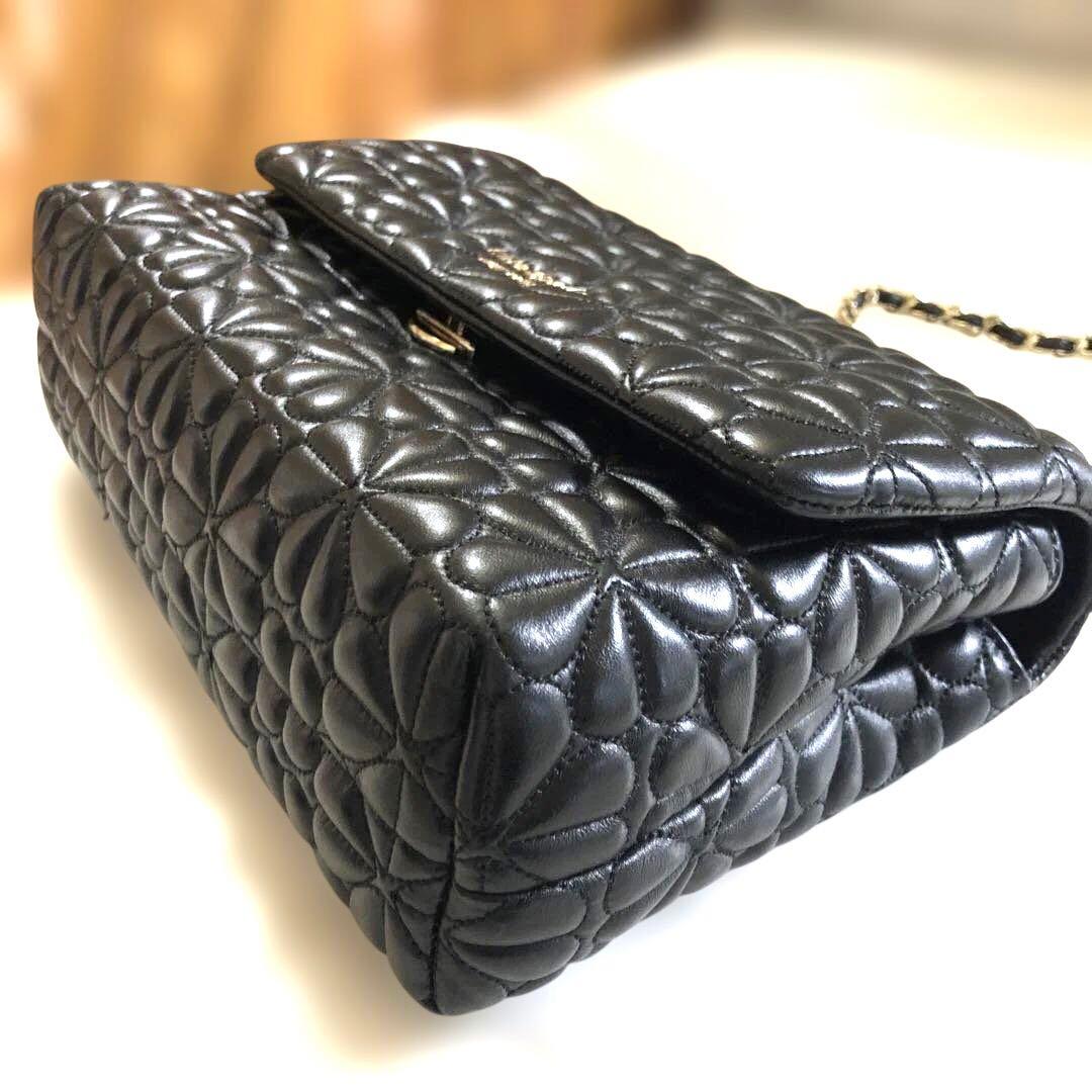 ［美品・希少］ケイトスペードニューヨーク　キルティングチェーンショルダーバッグ黒