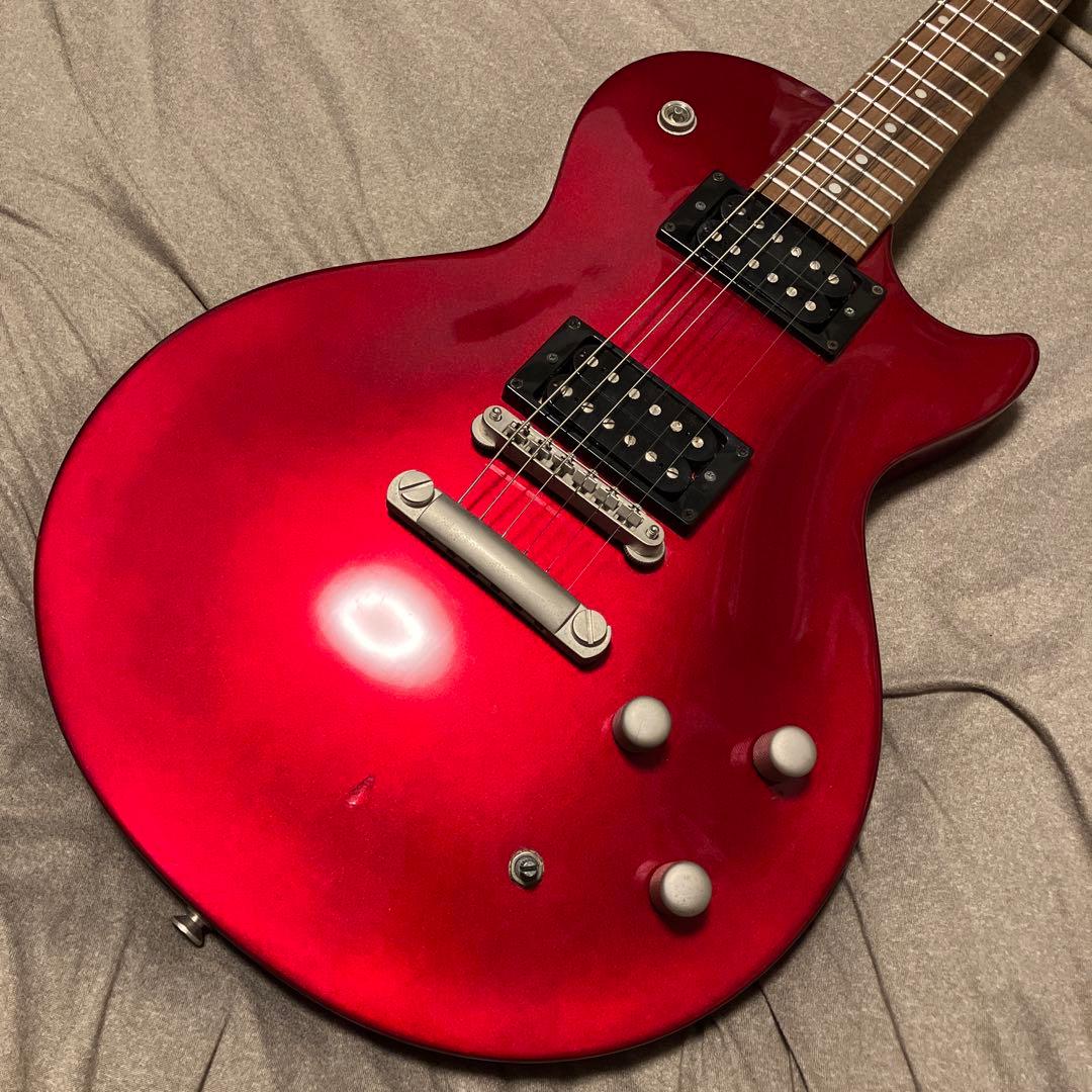 【Burny】レスポールタイプ エレキギター 赤