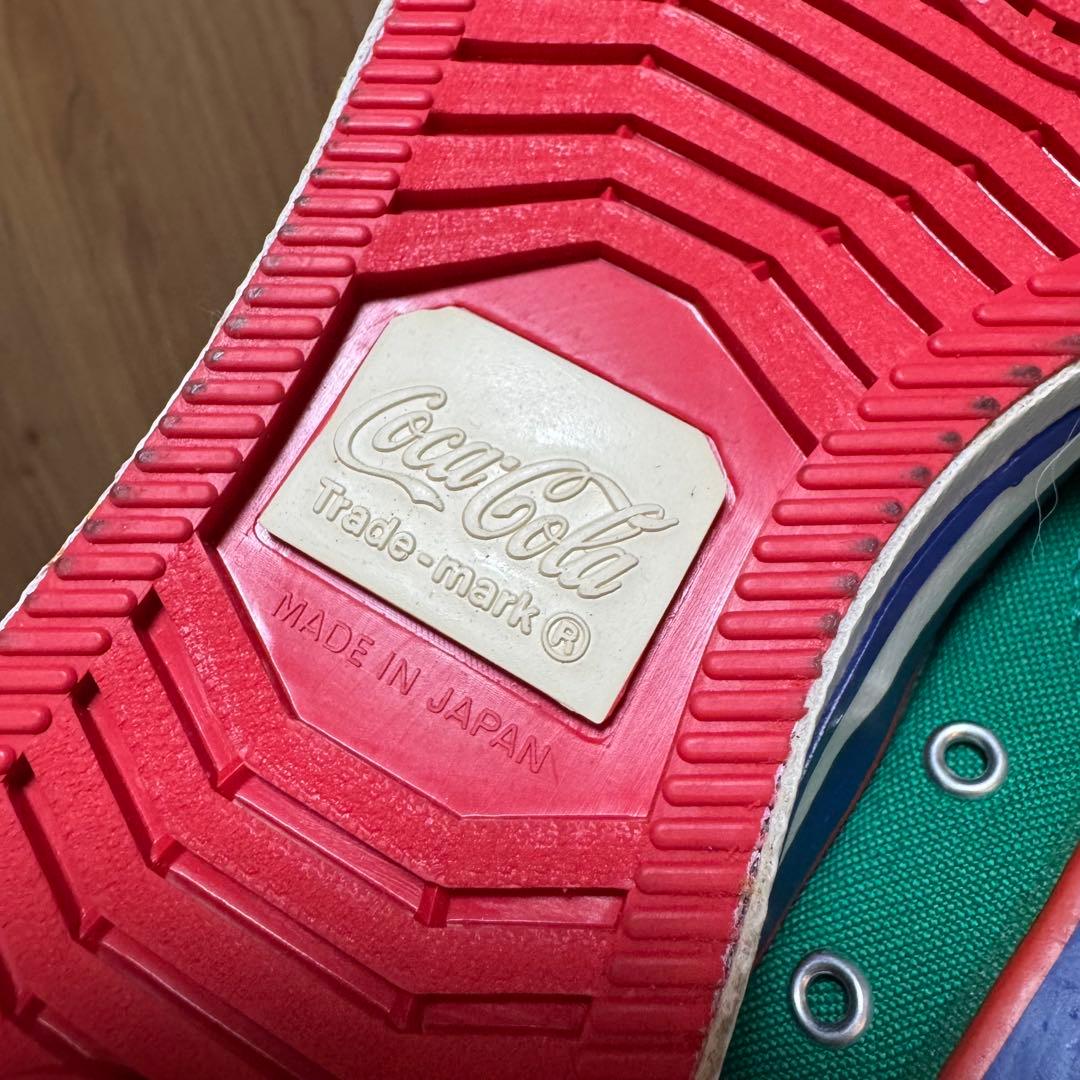 coca cola 日本製　vintage 23.5cm スニーカー