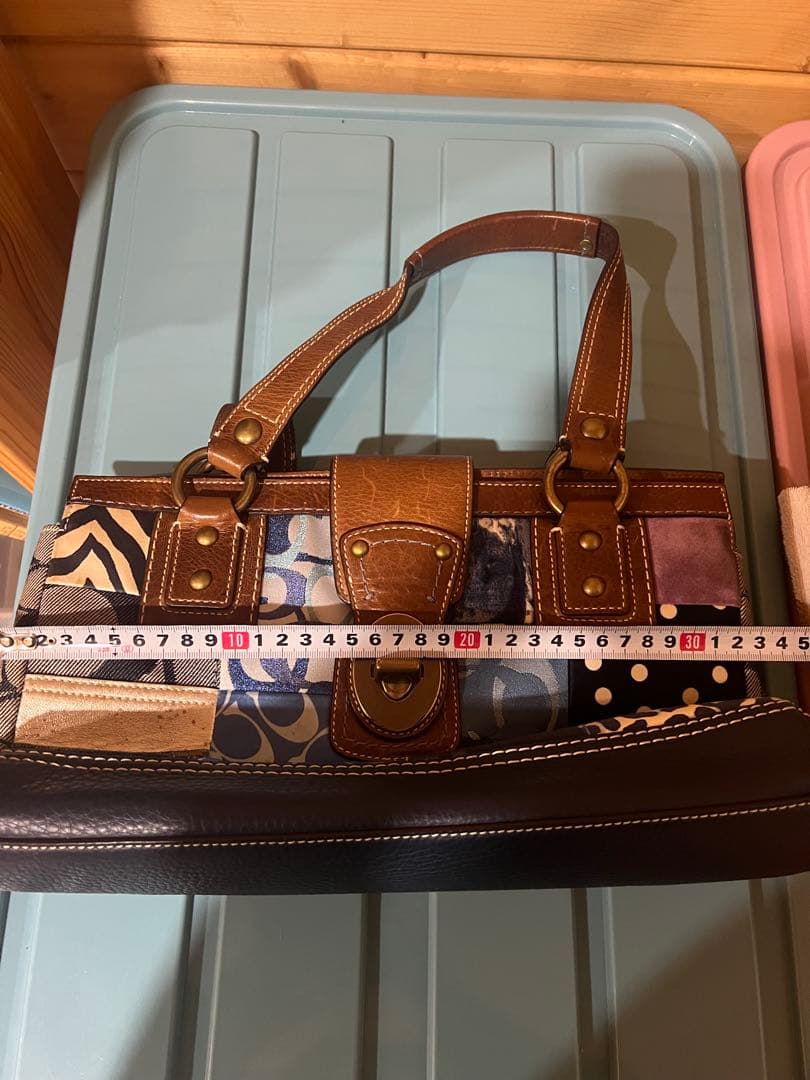 パッチワークデザイン ハンドバッグ