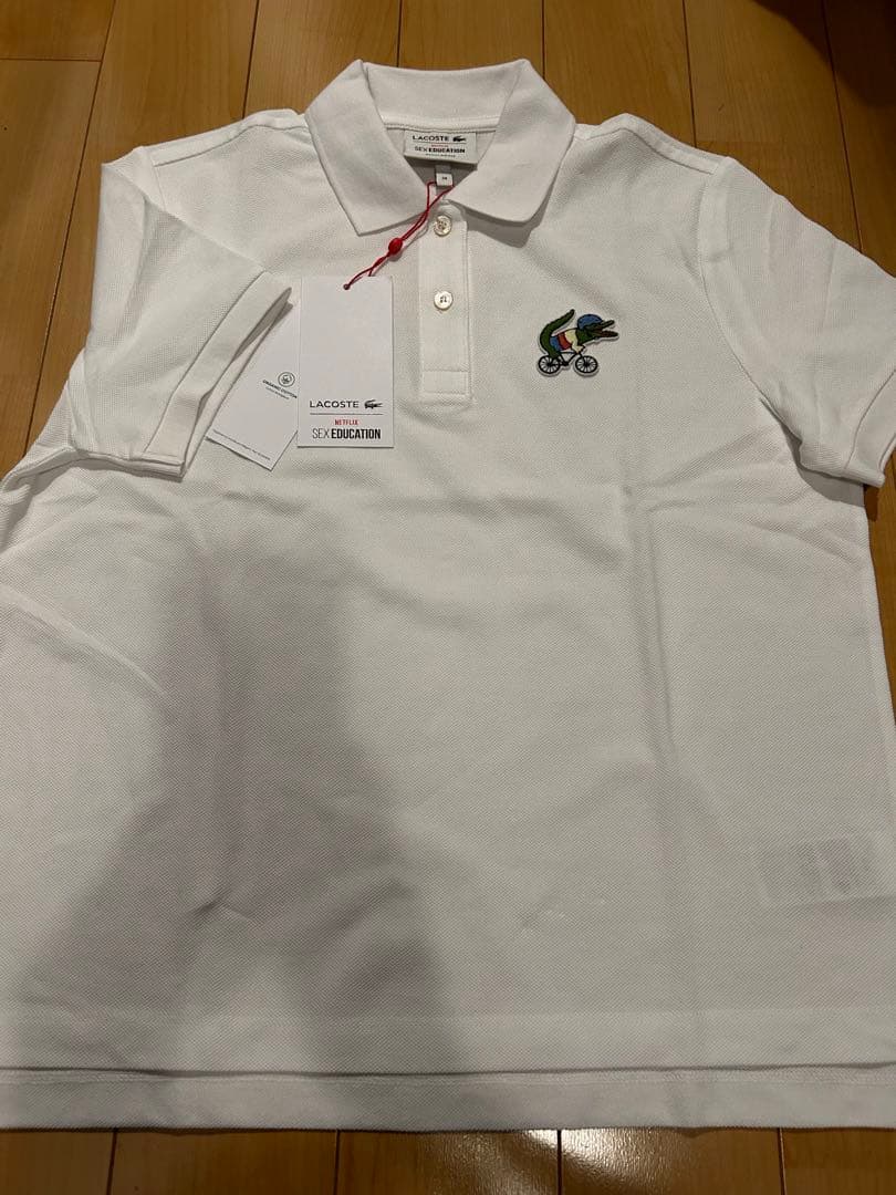 新品　Netflix Lacoste コラボ ポロシャツ サイズ38