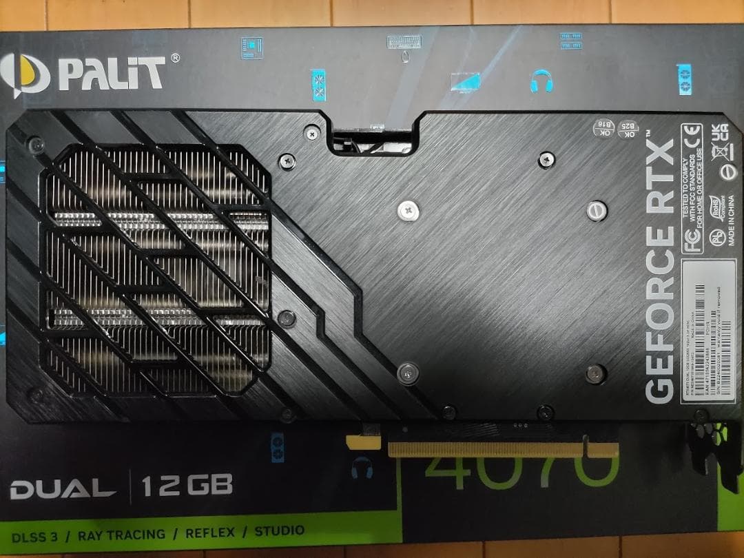 7*3様 Palit GeForce RTX 4070 Dual 12GB