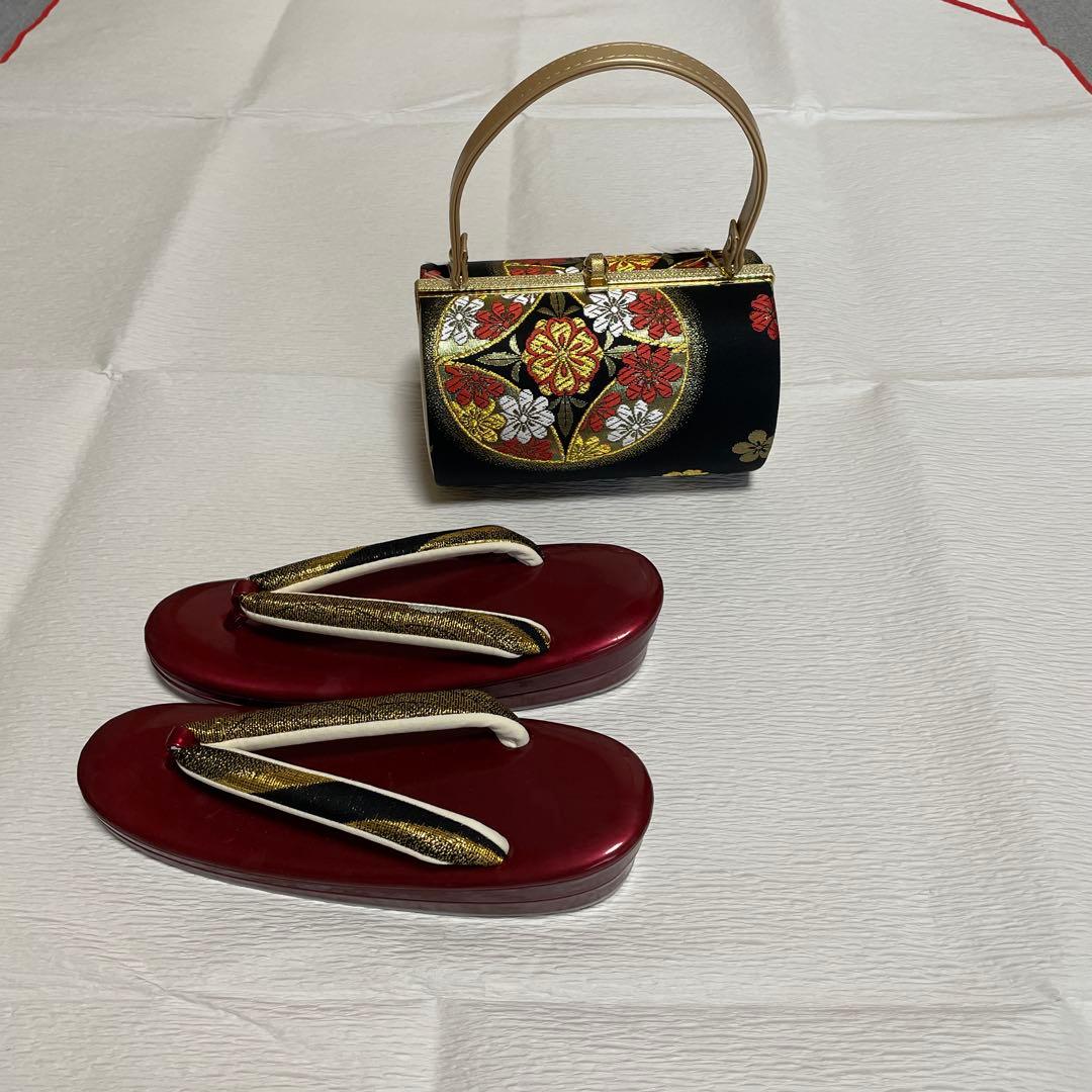 振袖用ゾーリ、バッグセット
