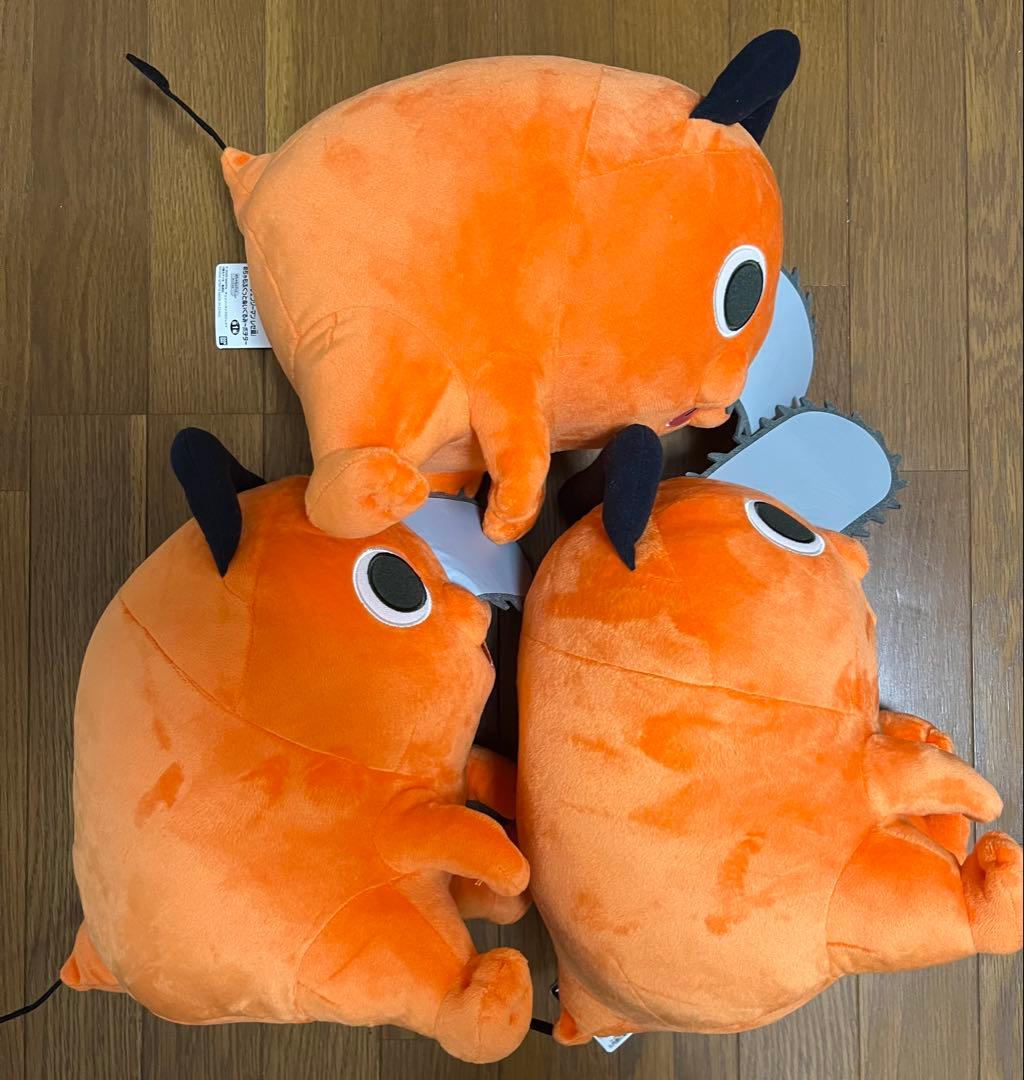 3体セット　チェンソーマン　めちゃもふぐっとぬいぐるみ　ポチタ