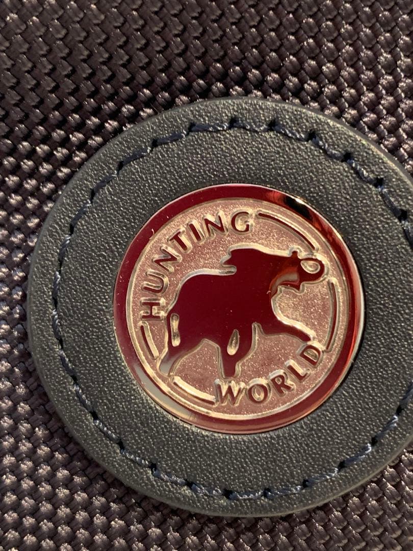 【新品未使用】HUNTING WORLD ダークネイビーグレー ビジネスバッグ