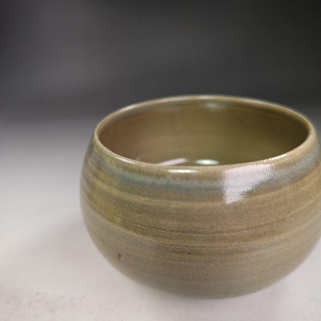 イ980 茶碗『松本学』『虫明窯　茶碗　共箱』抹茶碗　茶道具