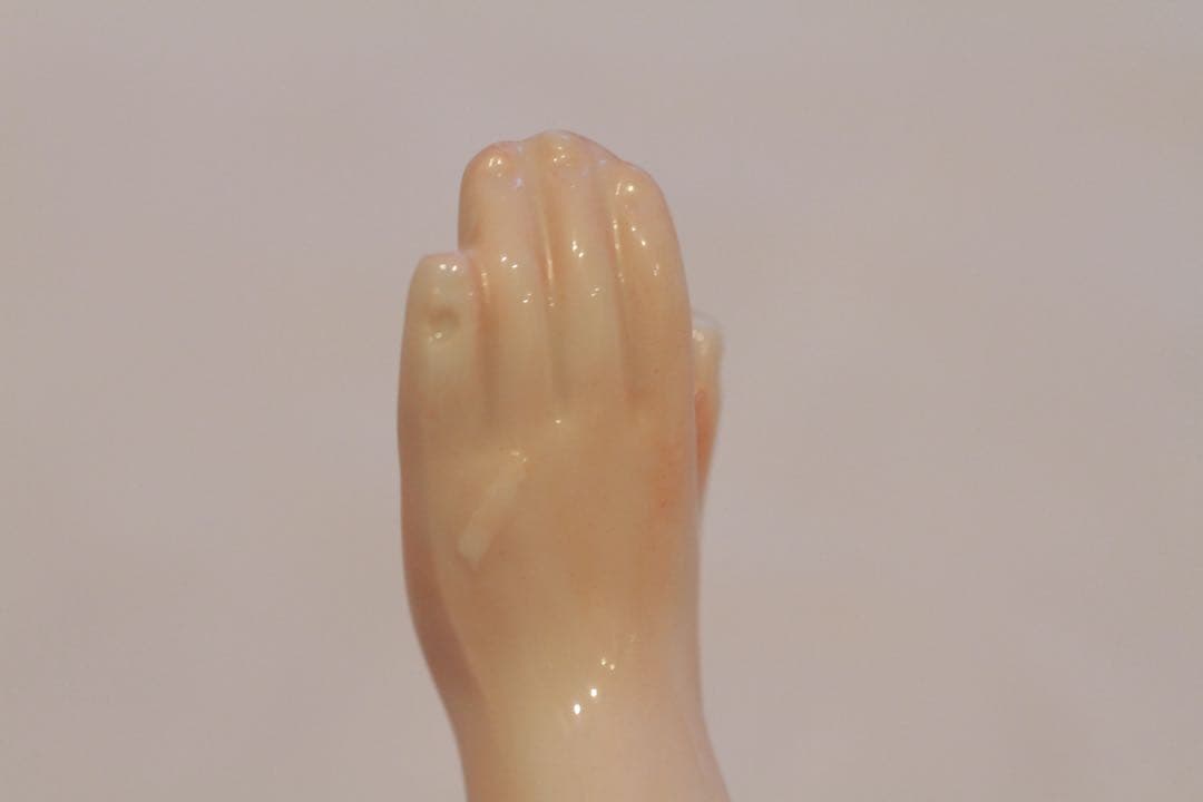 1930年頃　日本製　チャイナヘッドドール　頭部と手足のセット