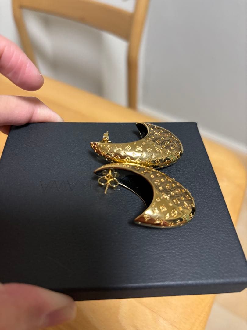 ルイヴィトン　LOUIS VUITTON　ピアス　ナノモノグラム