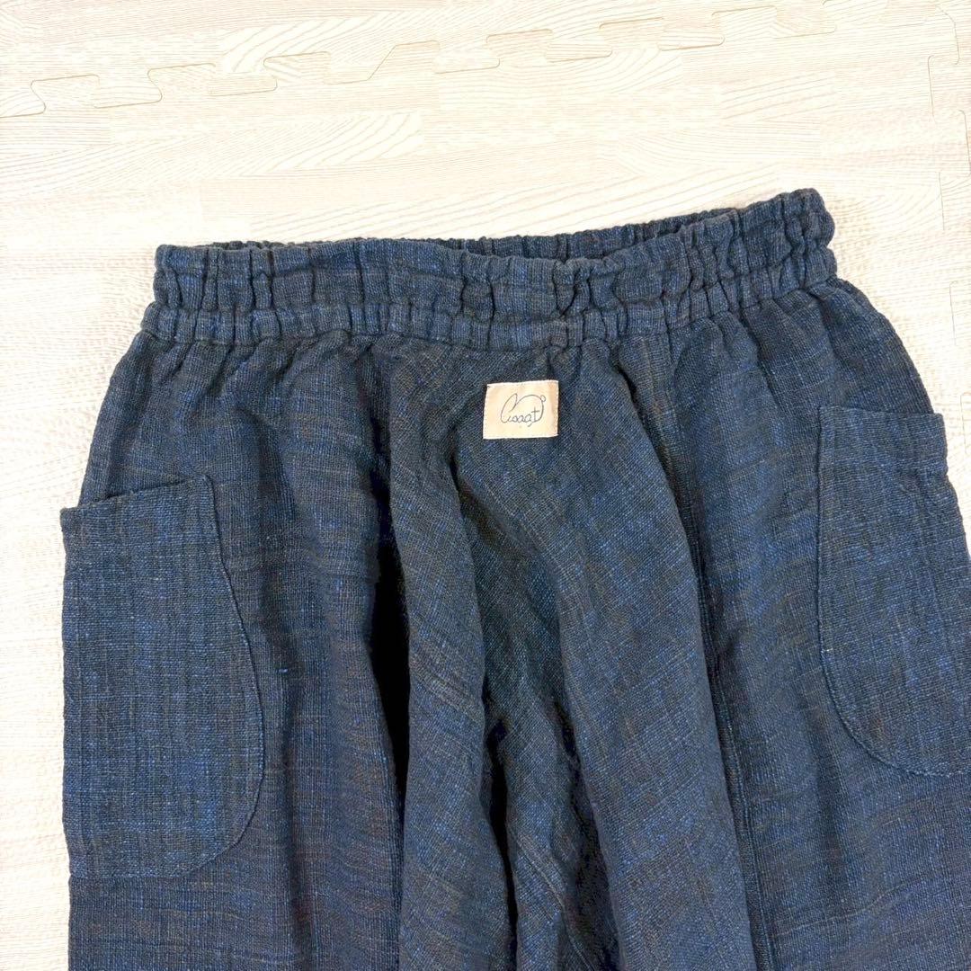希少✨極美品　ウサト　usaato　ムササビパンツ　インディゴ　藍染　ネイビー