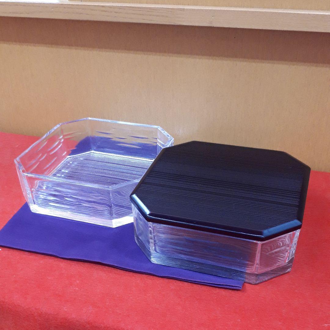 義山　ガラス二段重