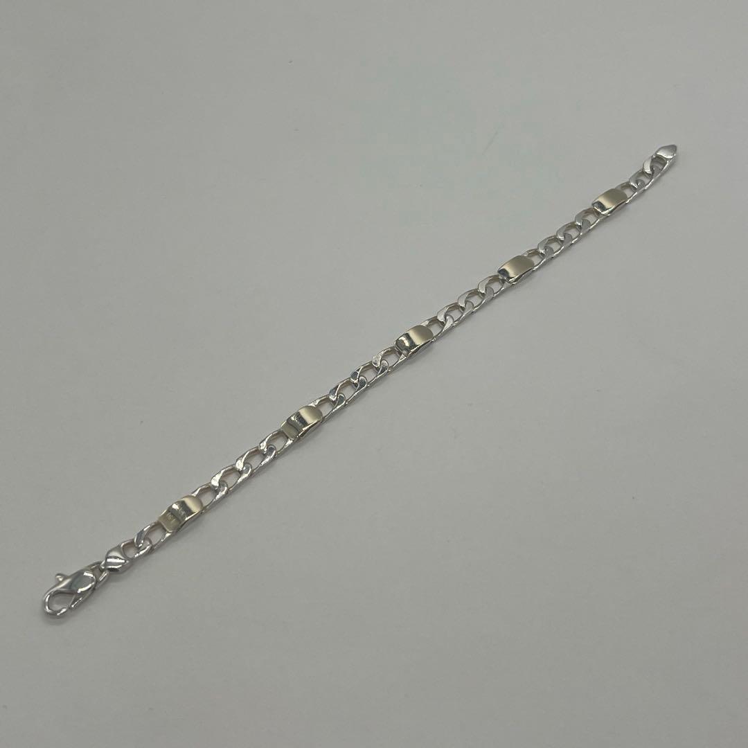 ティファニー TIFFANY フィガロチェーン ブレスレット SV YG コンビ