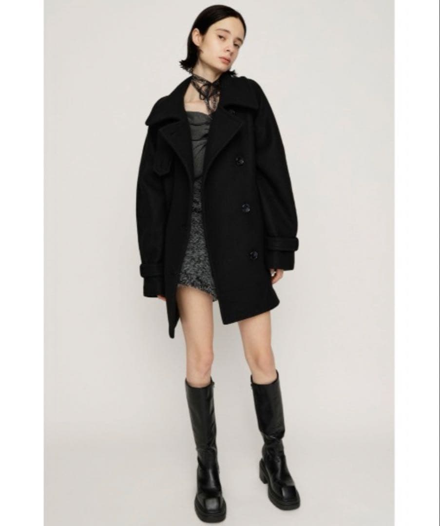 【こななん】SLY STAND NECK MIDI COAT