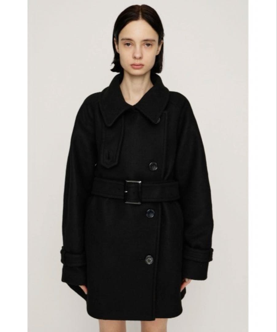 【こななん】SLY STAND NECK MIDI COAT