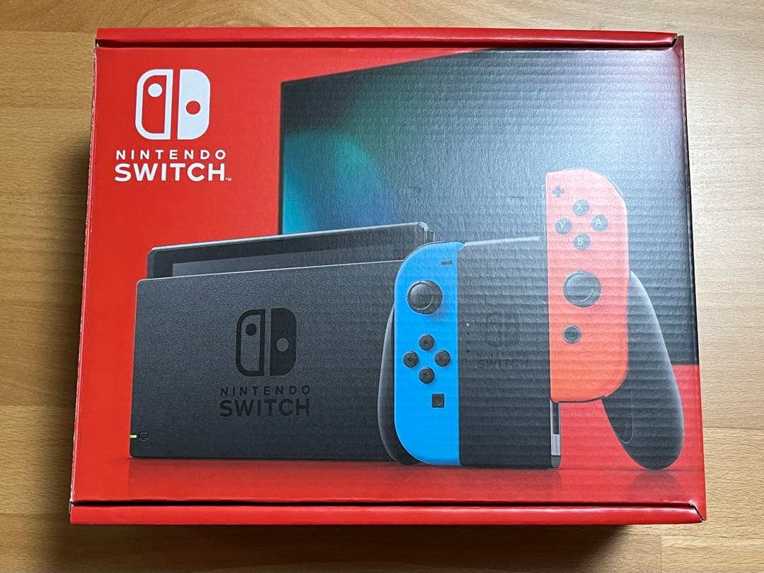 美品 Nintendo Switch 本体 ネオンブルー ネオンレッド