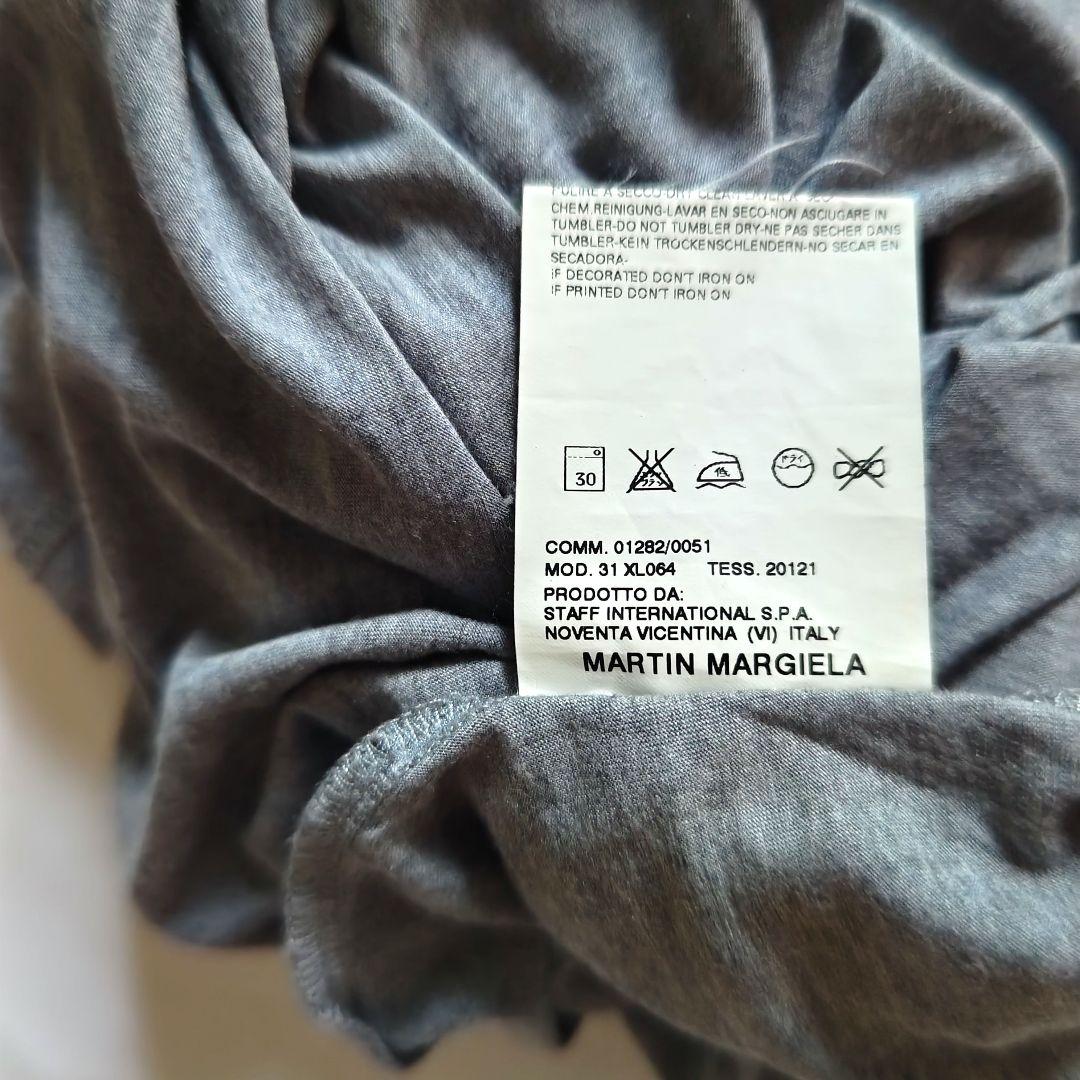 マルタン・マルジェラ　タンクトップ　ここのえ　グレー　ノースリーブ　白タグ