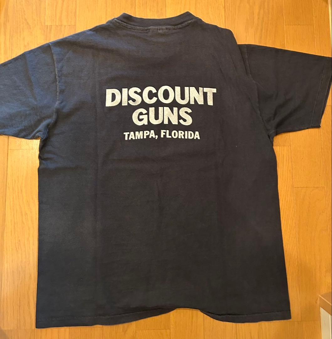 80s 90s AMEX パロディ　discount guns tシャツ