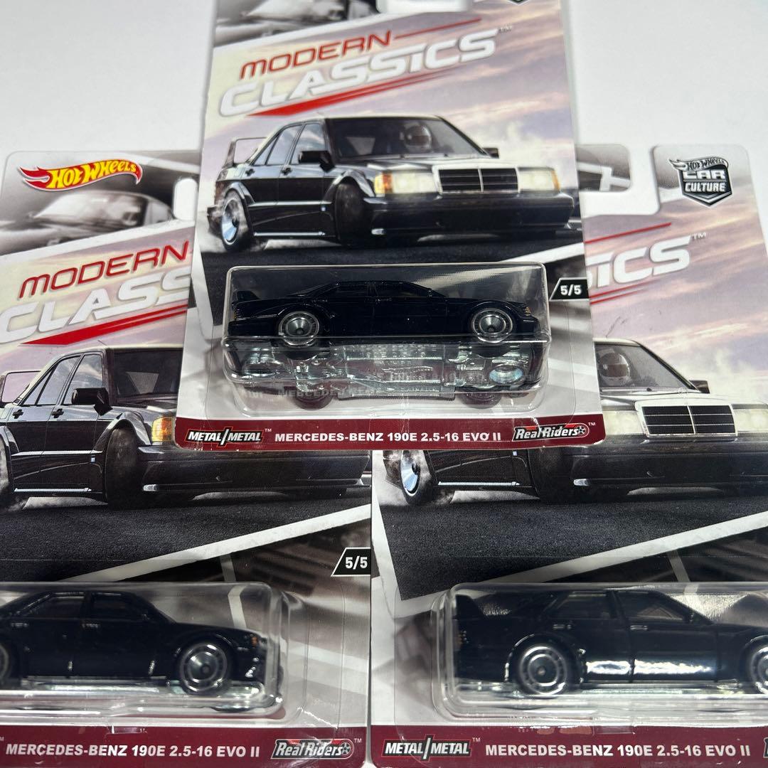 ホットウィール モダンクラシックス メルセデスベンツ 190E 3台セット