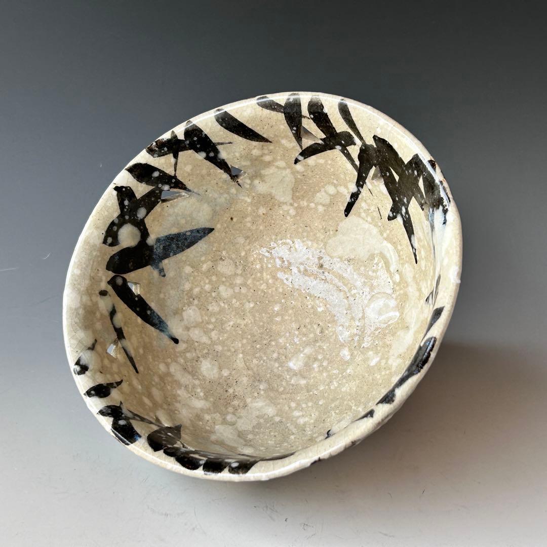 茶道具　乾山写　雪笹　菓子鉢　浅見安兵衛　共箱　大正　昭和　陶芸　京焼