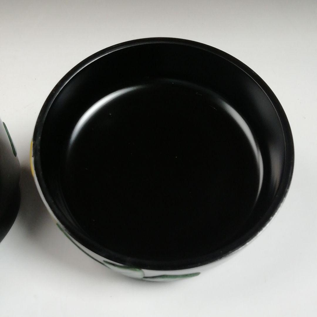 Ｗ４２　棗　『デイゴ』『琉球漆器』　木箱　茶道具