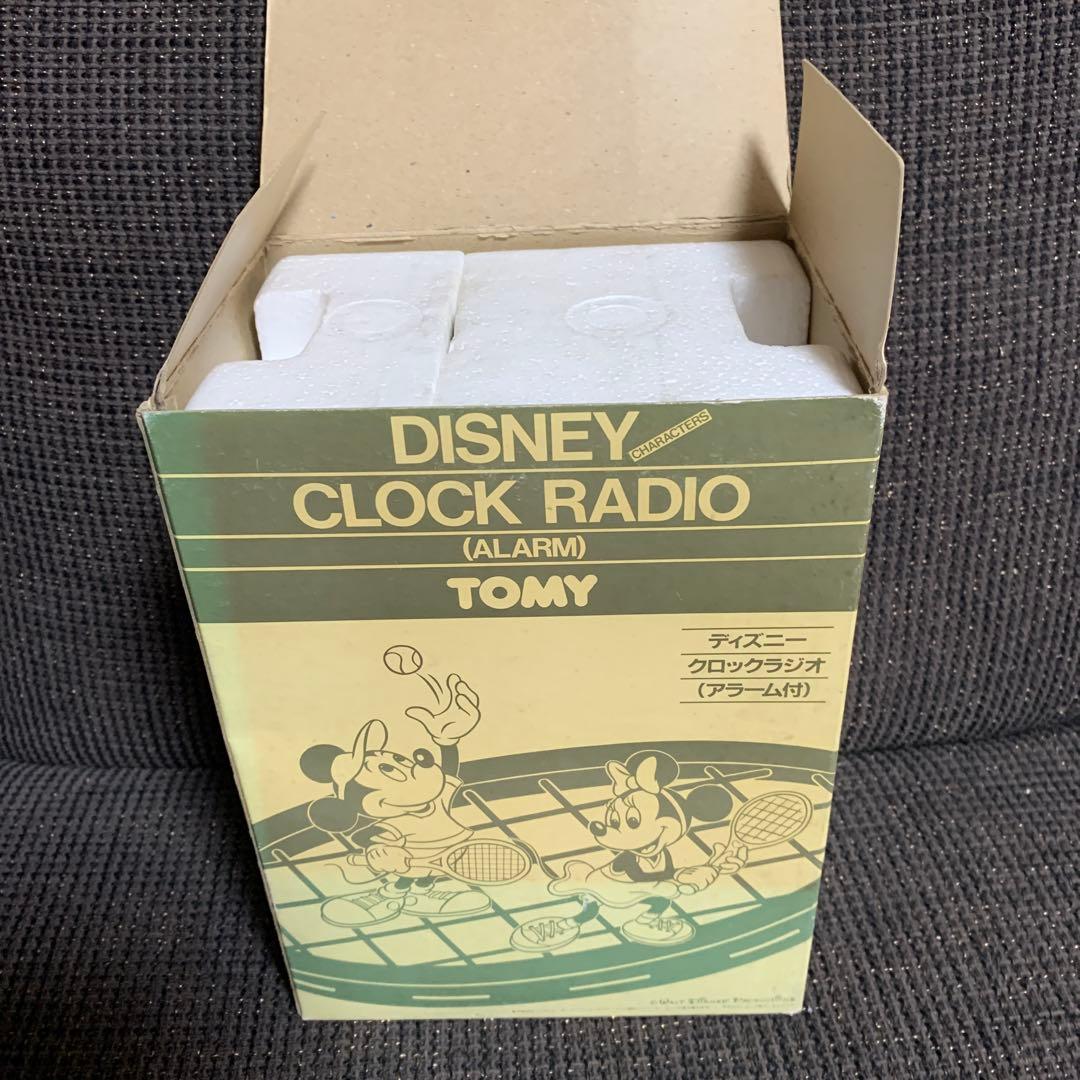 希少 レア ディズニー クロックラジオ ミッキー ビンテージ 時計 レトロ 箱有