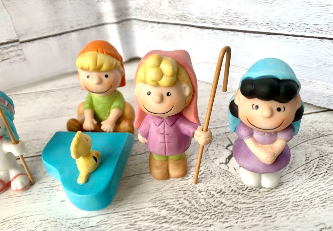 willitts スヌーピー　6体セット　チャーリーブラウン　陶器　フィギュア