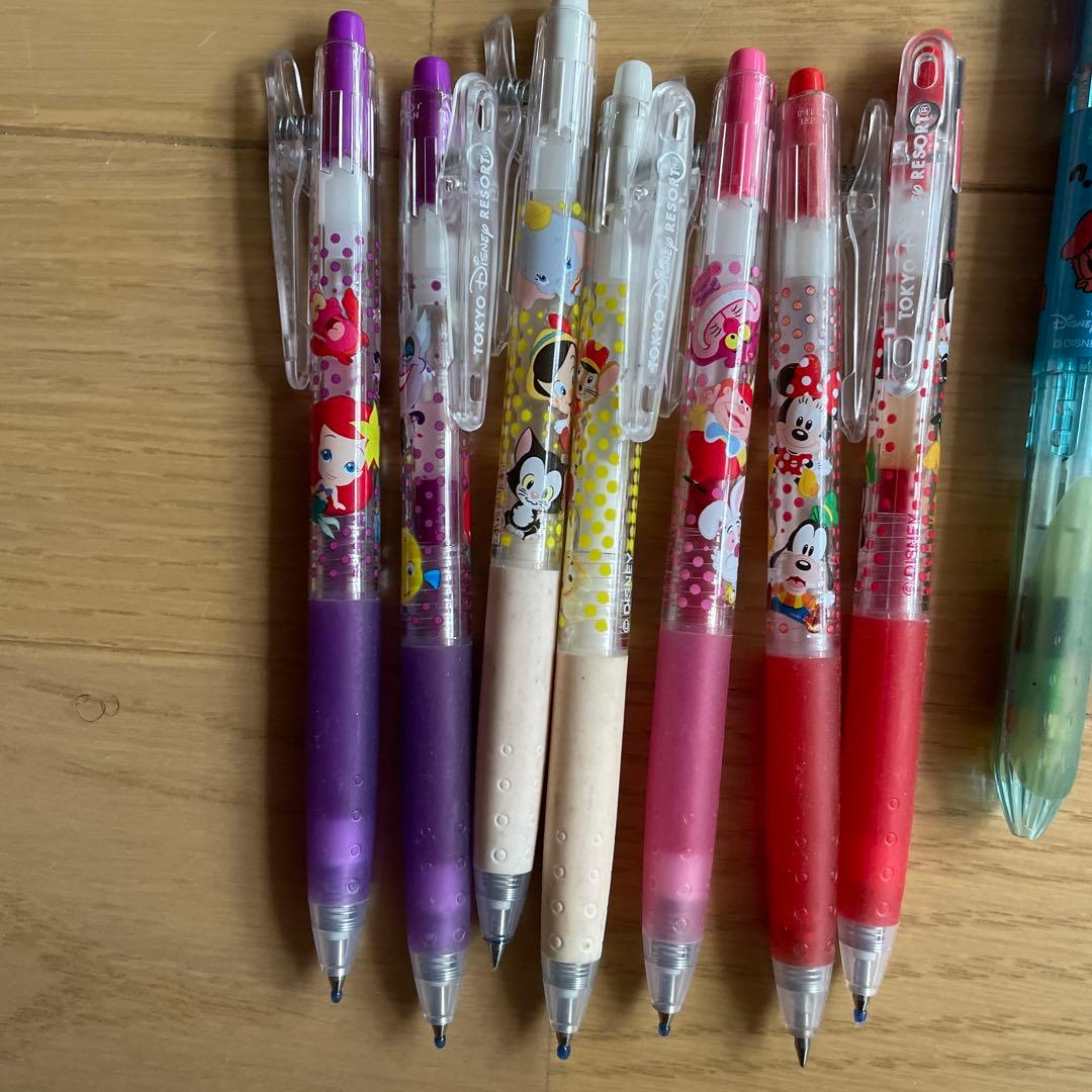 匿名発送ディズニーランド　ボールペン　ジュース　ミッキー　ミニー　ドナルド
