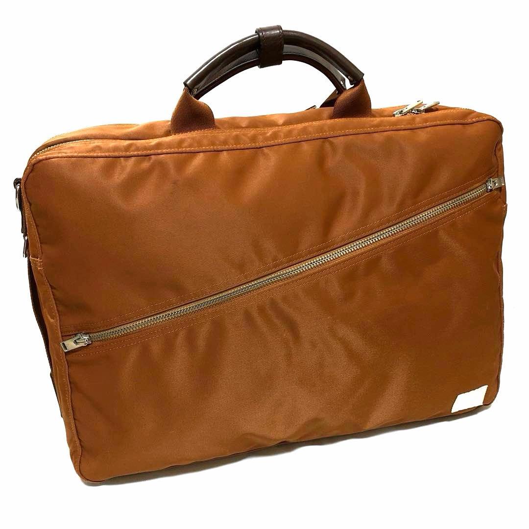 美品✨人気 ポーター リフト ビジネスバッグ3way 2層 A4可 ブラウン
