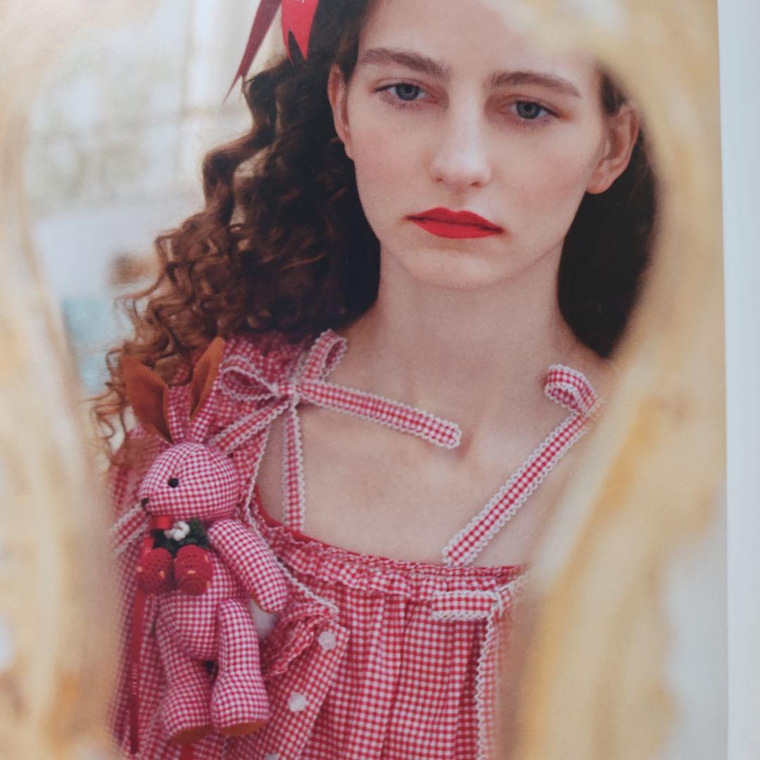 ★ピンクハウス★【新品未使用】❤️ギンガムうさぎぬいぐるみブローチ✨赤