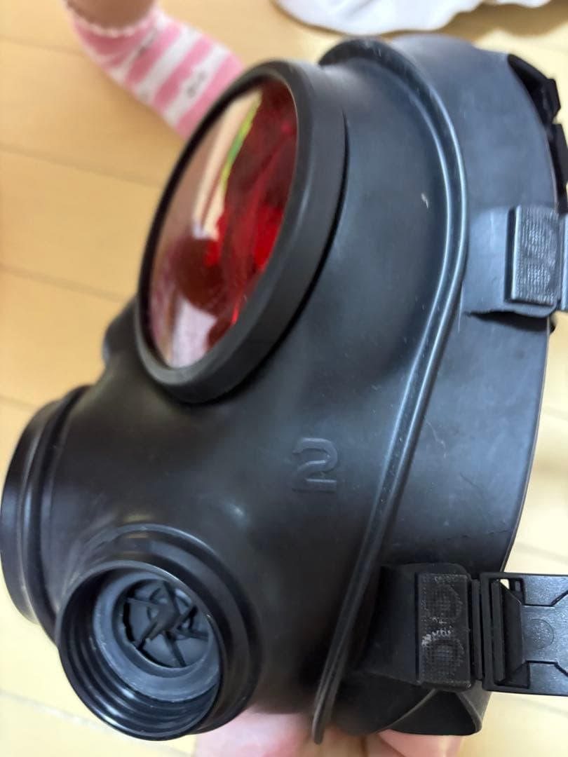 AVON S10 ガスマスク 赤レンズ付き