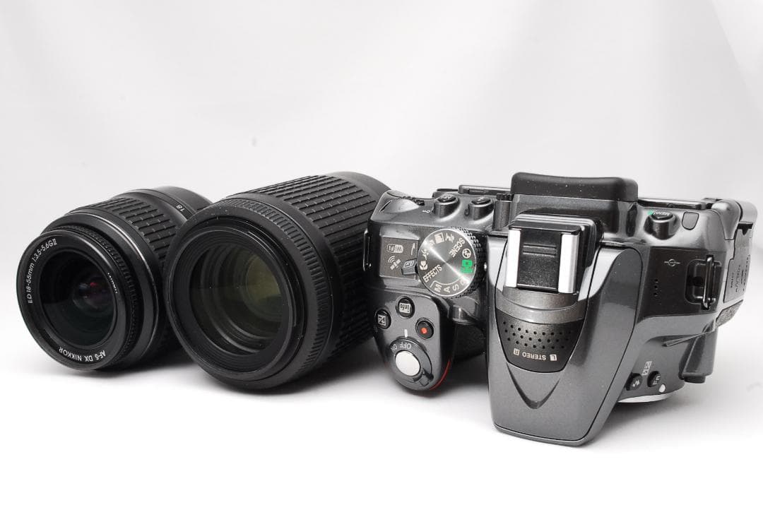 希少色グレー❤️ Nikon D5300❤️ダブルレンズ❤️スマホ転送 一眼レフ