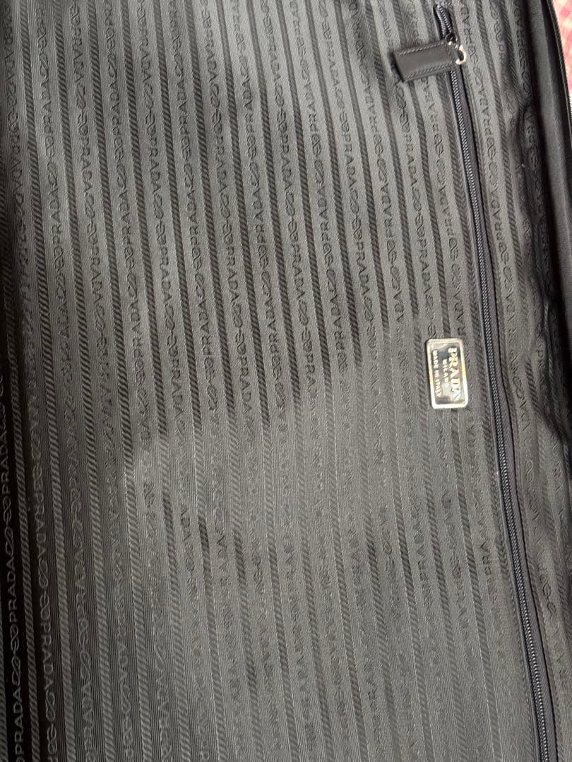 【PRADA】テスートナイロン×サフィアーノレザー 2輪 キャリーケース