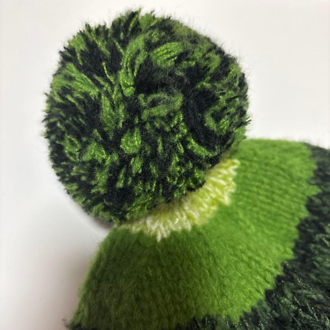 hysteric glamor 緑系ポンポン付きニット帽