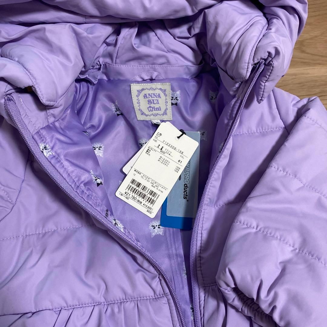 新品　アナスイミニ　ネコみみ　ダウン　アウター　中綿　ダウン　90