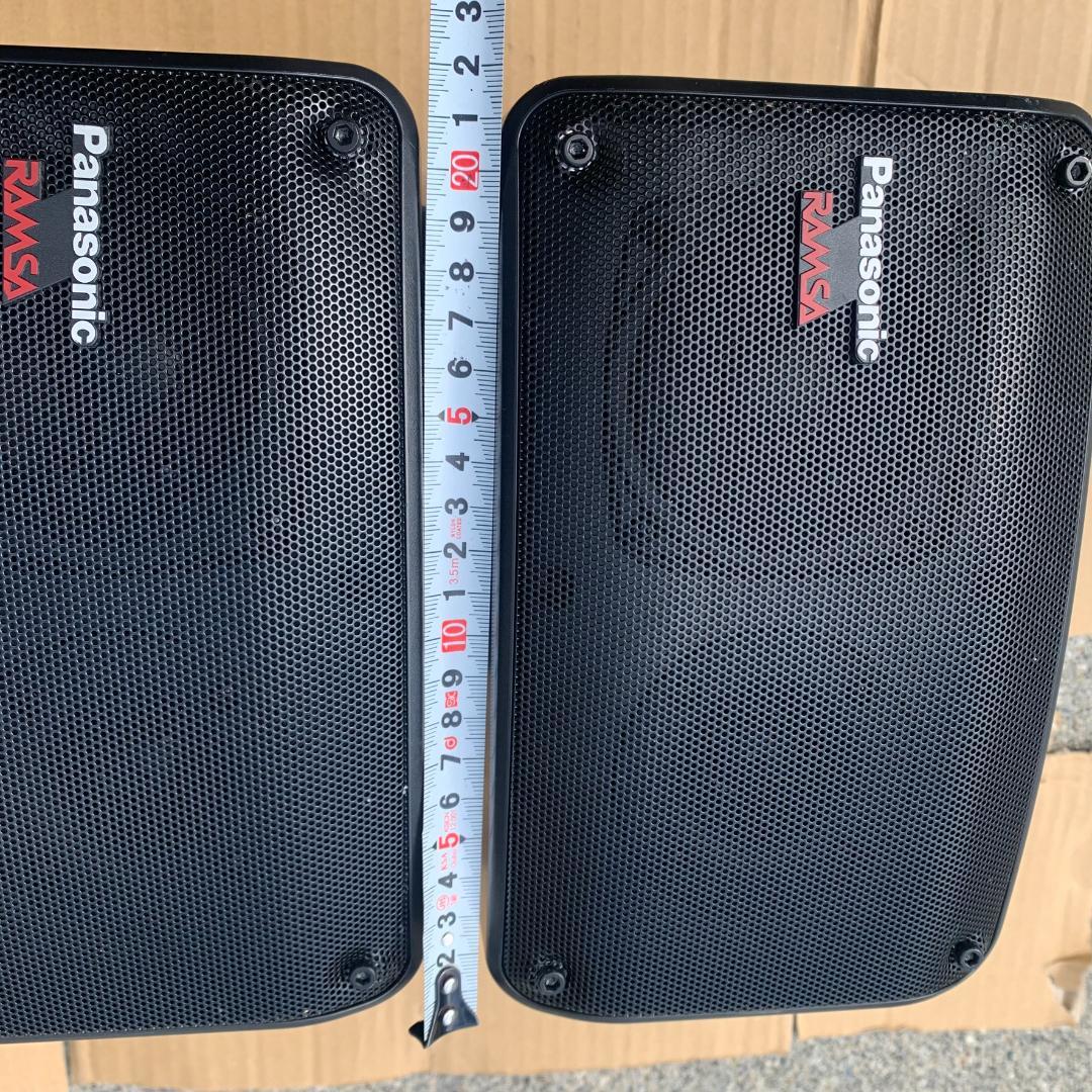 2個　パナソニック ラムサ　WS-BN010-K 　スピーカー 店舗　業務用