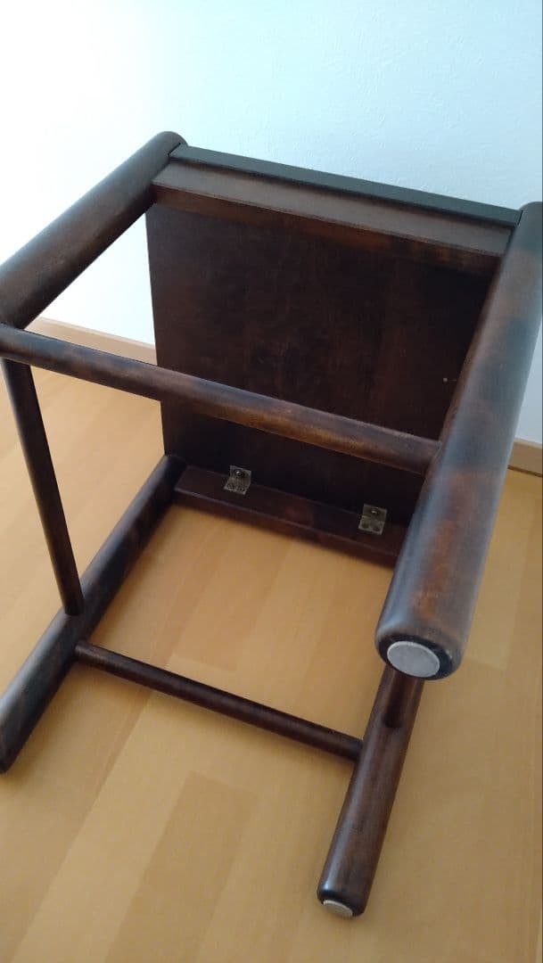 ★北海道民芸家具★スツール サイドテーブル 椅子 花台 アンティーク★