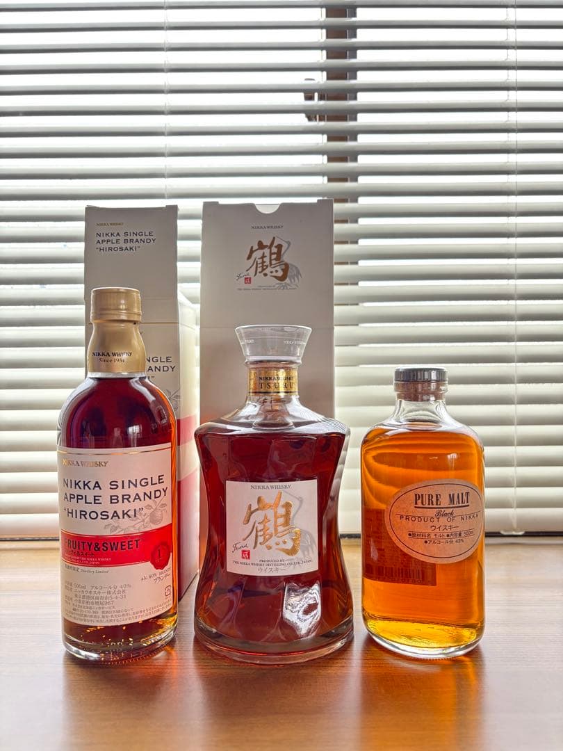 NIKKA 鶴 、弘前12年、ピュアモルトブラックセット　おまけ付き