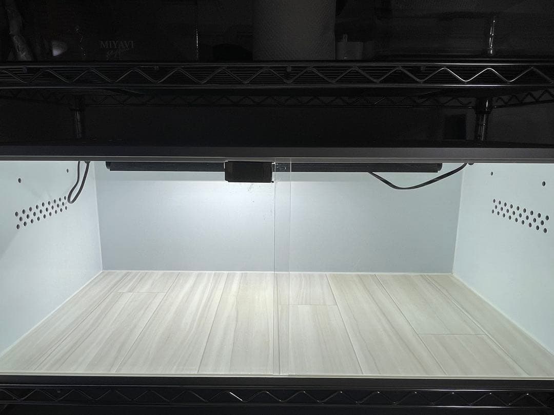 ポポのケージ　ライト付き一式