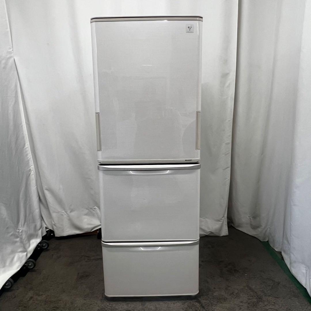 911　冷蔵庫　大型　350ℓ　両開き　シャープ　どっちもドア　設置無料　安い