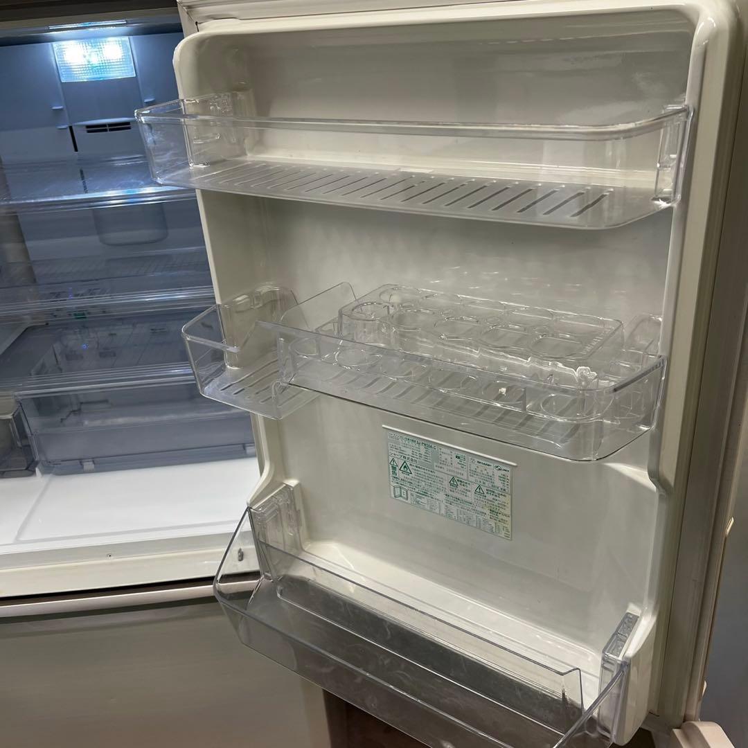 911　冷蔵庫　大型　350ℓ　両開き　シャープ　どっちもドア　設置無料　安い
