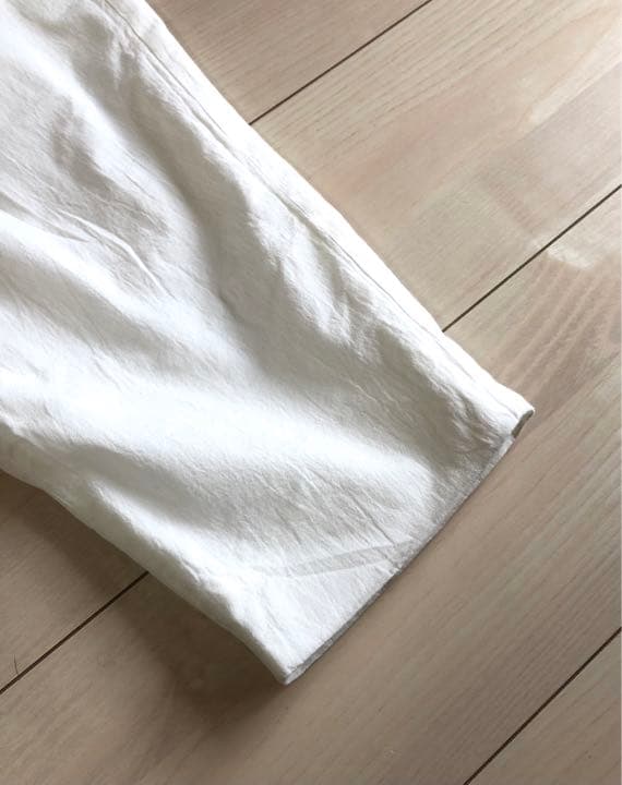 2022SS）FIRMUM オーガニックコットン強撚ウェザーシリンダーパンツ