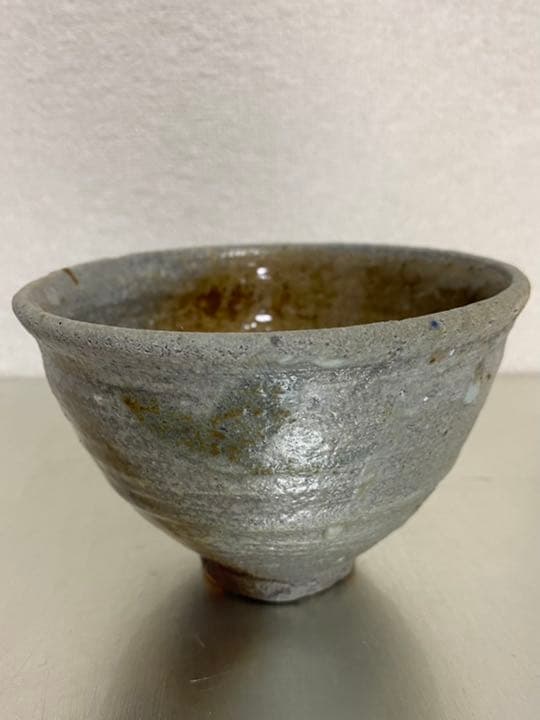 茶碗　唐津窯変　杉本立夫　号は泥牛　　京都大吉主人　抹茶碗　桐箱入