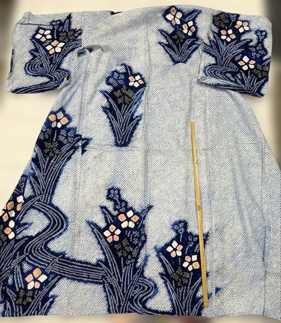 専用です　131 絞り浴衣　リメイク用