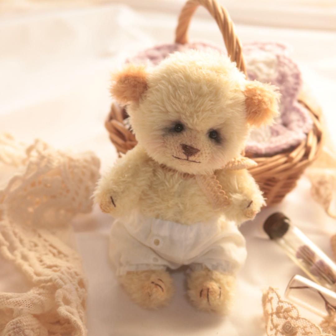 テディベア　ミニベア　くま　ぬいぐるみ　ドールのお友達　作家　アーティストベア