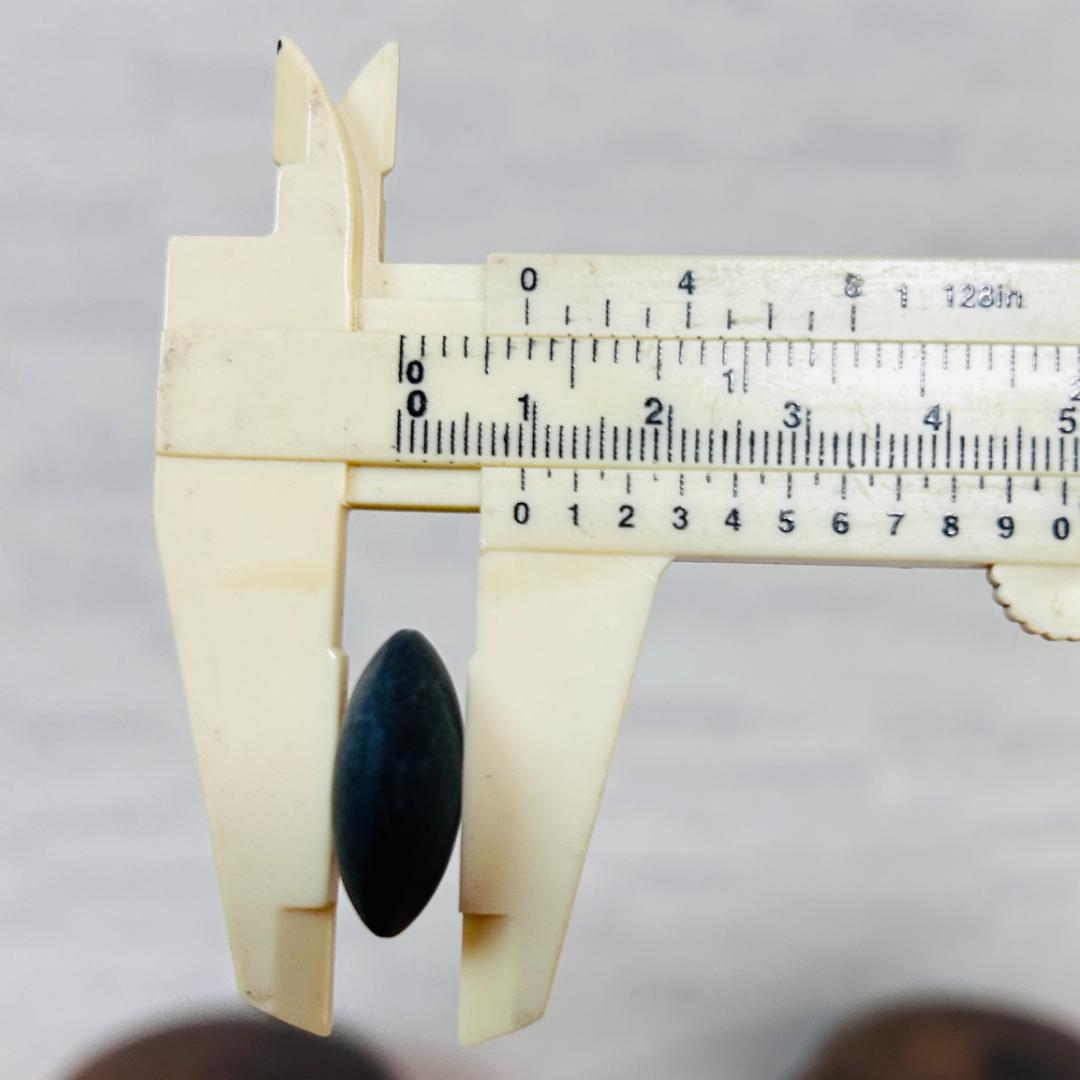 蛤碁石(月印) 那智黒石 32～33号 白180個 + 黒181個 囲碁