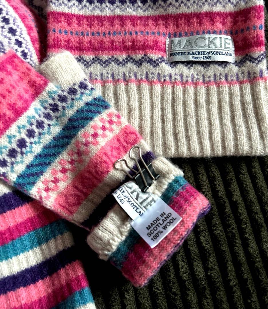 ROBERT MACKIE/ロバートマッキー　ウールマフラー と 手袋