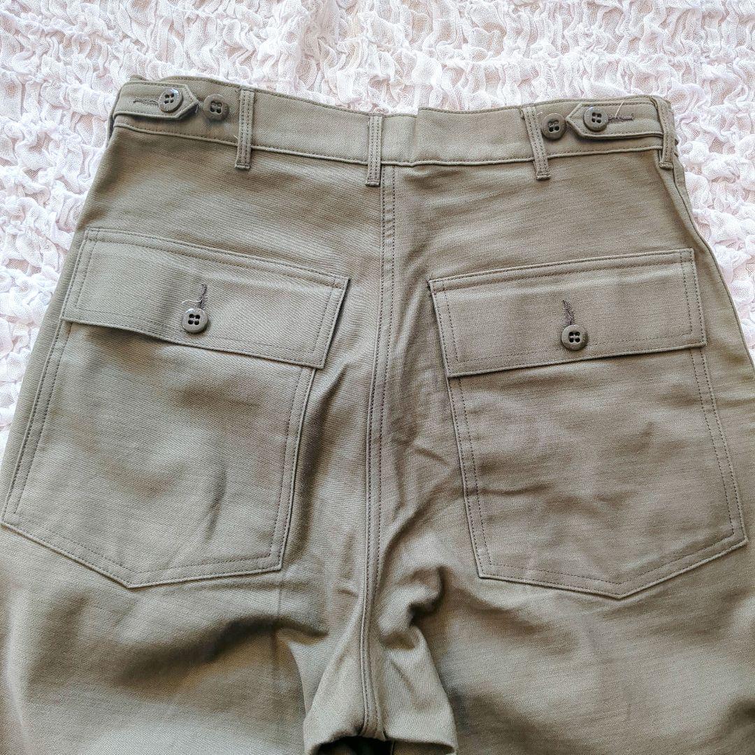 美品　22SS HYKE BACK SATIN BAKER PANTS サイズ4